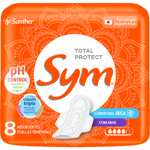 ABSORVENTE SYM 8UN COM ABAS SECA